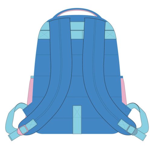 Disney Lilo és Stitch, A csillagkutya Galaxy iskolatáska, táska 42 cm