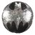 Batman Symbol átfordítható flitteres formapárna 30 cm