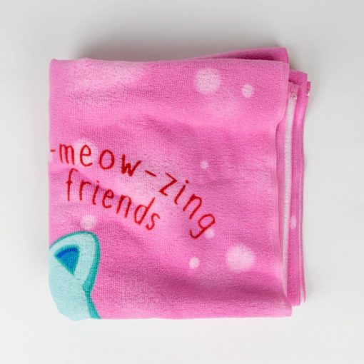 Gabi babaháza Pink strand törölköző poncsó 50x115 cm