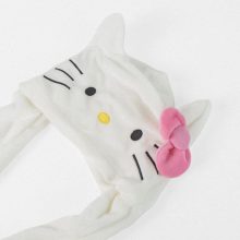 Hello Kitty White gyerek sapka mozgatható fülekkel