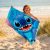   Disney Lilo és Stitch, A csillagkutya Big Smile fürdőlepedő, strand törölköző 70x140cm (Fast Dry)