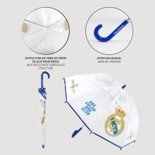 Real Madrid One Color gyerek átlátszó esernyő Ø71 cm