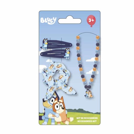 Bluey Happy Vibes nyaklánc és hajkiegészítő szett