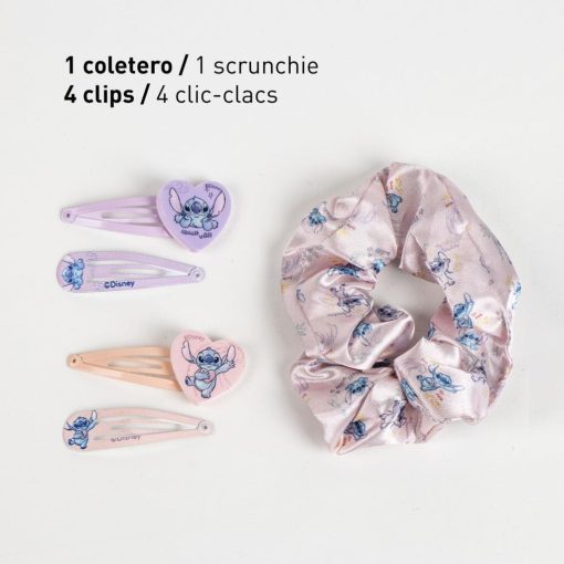 Disney Lilo és Stitch, A csillagkutya Alien Love hajcsat, hajgumi szett dobozban