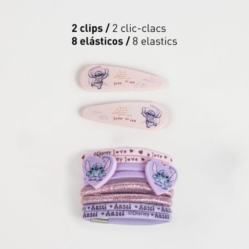 Disney Lilo és Stitch, A csillagkutya Love the Sea hajcsat, hajgumi szett dobozban