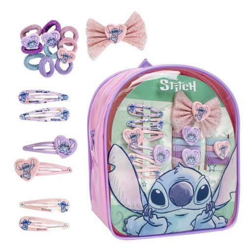 Disney Lilo és Stitch, A csillagkutya Alien Love hajkiegészítő szett táskában