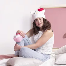 Hello Kitty White hajtörölköző