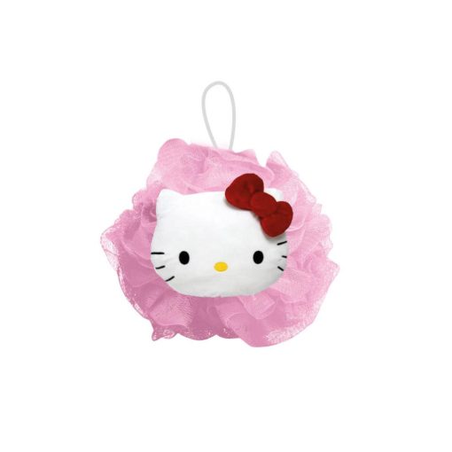 Hello Kitty Pink 3D fürdőszivacs, fürdőpamacs