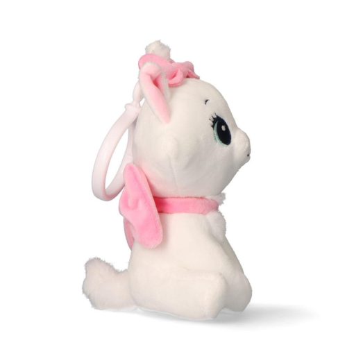 Disney Marie White 3D plüss figura akasztóval, táskadísz 13 cm