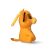   Disney Az Oroszlánkirály Simba 3D plüss figura akasztóval, táskadísz 13 cm