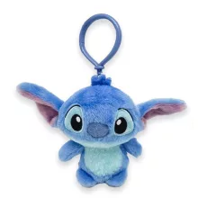 Disney Lilo és Stitch, A csillagkutya Blue 3D plüss figura akasztóval, táskadísz 12 cm
