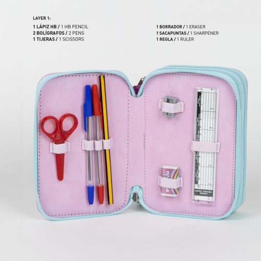 Gabi babaháza Rainbow tolltartó töltött 3 emeletes