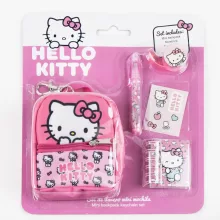 Hello Kitty Pink mini táska kulcstartó szett