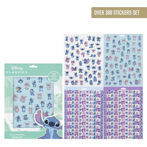 Disney Lilo és Stitch, A csillagkutya Alien matrica szett 300 db-os