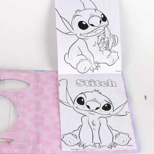 Disney Lilo és Stitch, A csillagkutya Banana színezhető füzet szett sablonnal