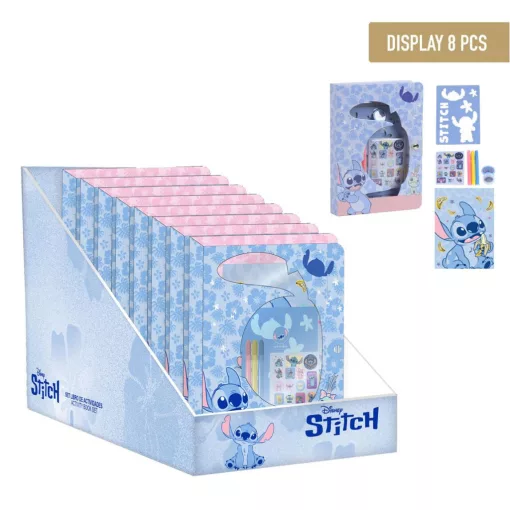 Disney Lilo és Stitch, A csillagkutya Banana színezhető füzet szett sablonnal