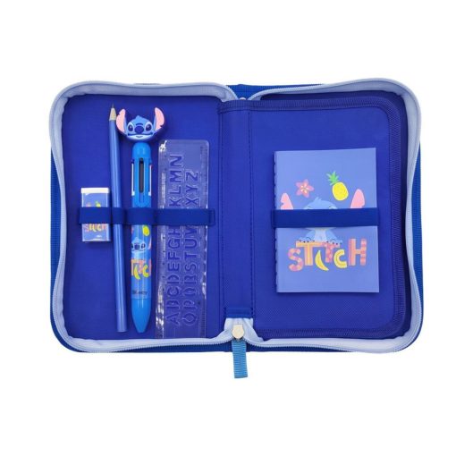 Disney Lilo és Stitch, A csillagkutya Blue plüss tolltartó töltött 2 emeletes