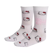 Hello Kitty White felnőtt hosszú szárú zokni 36/43