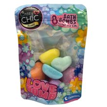 Crazy Chic Heart fürdőbomba szett 8 db-os Clementoni