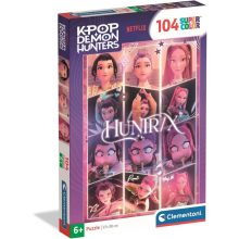 K-pop Démonvadászok Idols 104 db-os Super puzzle Clementoni