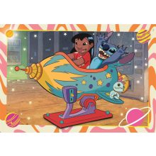 Disney Lilo és Stitch, A csillagkutya Galactic Vacation 2x60 db-os puzzle Clementoni