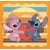   Disney Lilo és Stitch, A csillagkutya Sunset 3x48 db-os puzzle Clementoni