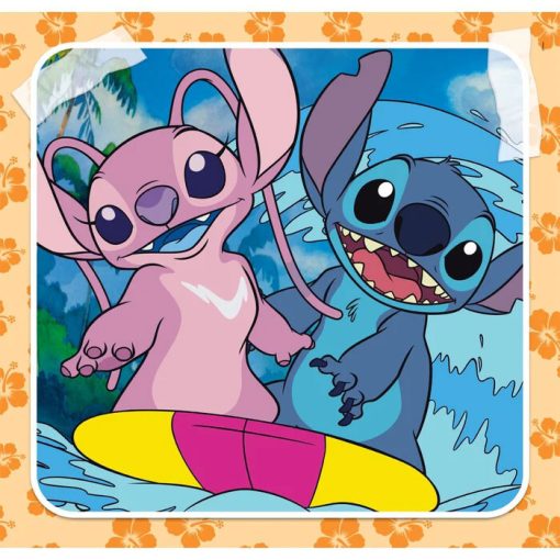 Disney Lilo és Stitch, A csillagkutya Playing the Guitar 3x48 db-os puzzle Clementoni