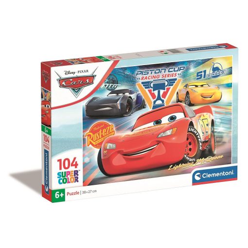 Disney Verdák Racing Series 104 db-os puzzle Clementoni