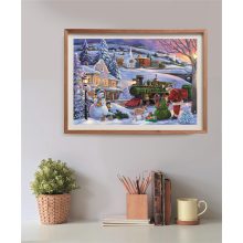 Karácsonyi Train 500 db-os Compact puzzle Clementoni