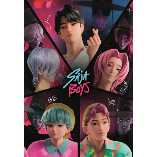 K-pop Démonvadászok Saja Boys 500 db-os Compact puzzle Clementoni