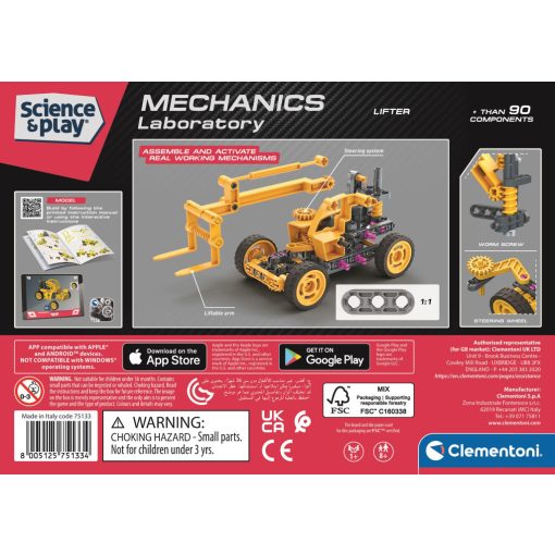 Emelő Mechanics építőjáték Clementoni