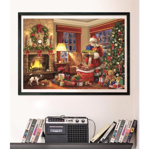 Karácsonyi Santa's Gift 1000 db-os puzzle Clementoni
