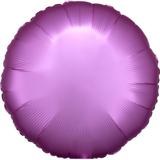 Lila Silk Lustre Flamingo kör fólia lufi 43 cm