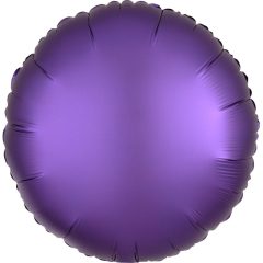 Lila Silk Lustre Purple kör fólia lufi 43 cm
