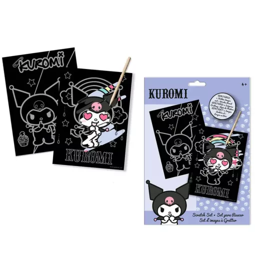 Hello Kitty Kuromi scratch képkarcoló készlet