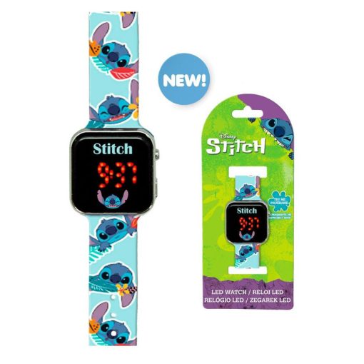 Disney Lilo és Stitch, A csillagkutya Magical Blue digitális LED karóra