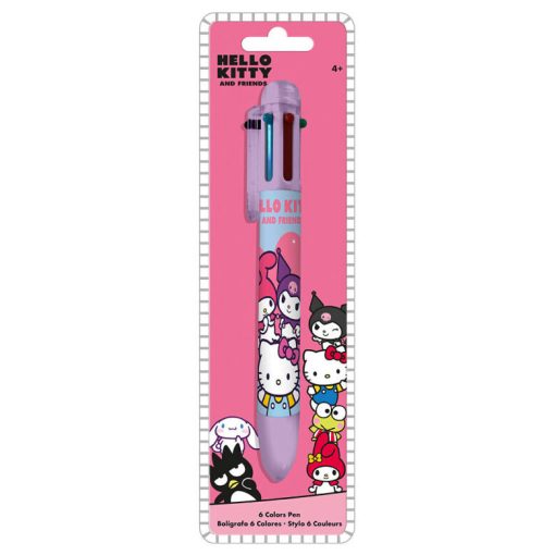 Hello Kitty Friends 6 színű toll