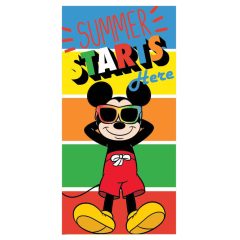   Disney Mickey Starts fürdőlepedő, strand törölköző 70x137 cm (Fast Dry)