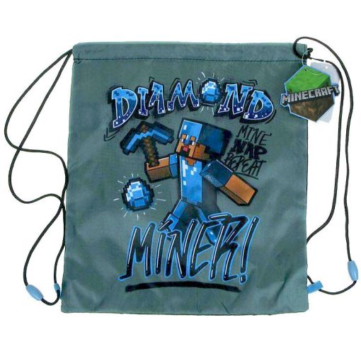 Minecraft Diamond sporttáska tornazsák 37 cm