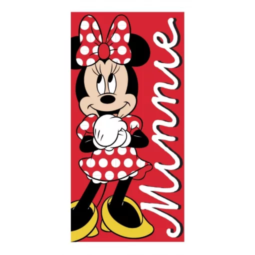 Disney Minnie Polka Love fürdőlepedő, strand törölköző 70x140cm (Fast Dry)