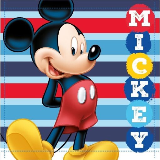 Disney Mickey Striped kéztörlő, arctörlő, törölköző szett
