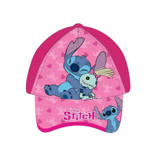 Disney Lilo és Stitch, A csillagkutya Hugging Scrump gyerek baseball sapka 52 cm - Sötét rózsaszín