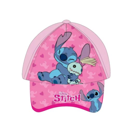 Disney Lilo és Stitch, A csillagkutya Hugging Scrump gyerek baseball sapka 54 cm - Világos rózsaszín