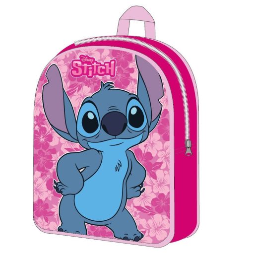Disney Lilo és Stitch, A csillagkutya Pink Leaf hátizsák, táska 30 cm