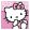 Hello Kitty Cutie kéztörlő, arctörlő, törölköző 30x30cm
