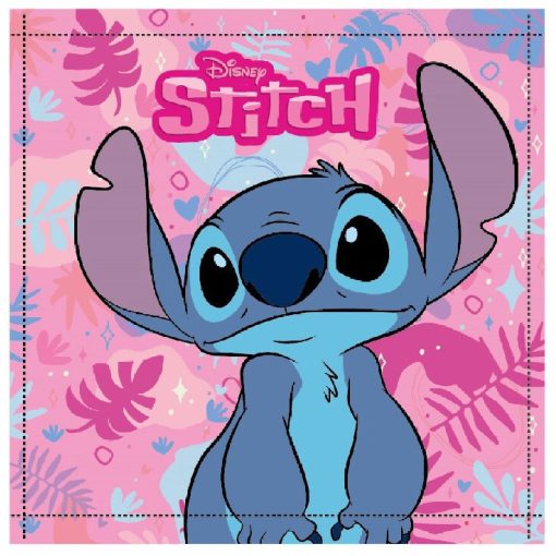 Disney Lilo és Stitch, A csillagkutya Pink Paradise kéztörlő, arctörlő, törölköző 30x30cm