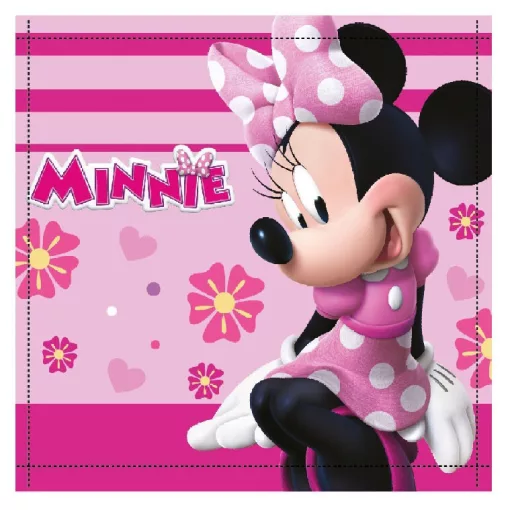 Disney Minnie Sweet Bow kéztörlő, arctörlő, törölköző 30x30cm