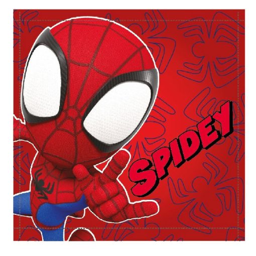 Pókember Spidey Red kéztörlő, arctörlő, törölköző 30x30cm