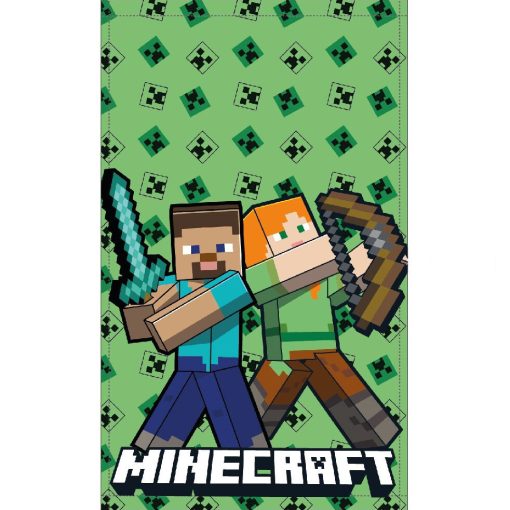 Minecraft Battle kéztörlő, arctörlő, törölköző 30x50cm