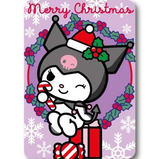 Hello Kitty Kuromi Karácsonyi polár takaró 100x140cm